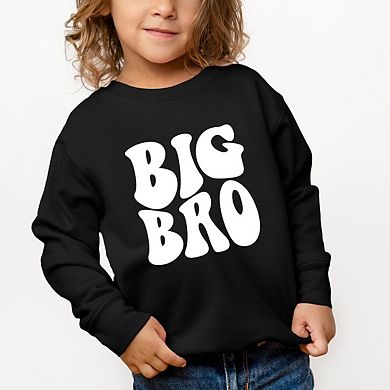 Big Bro Wavy Toddler Graphic Sweatshirt