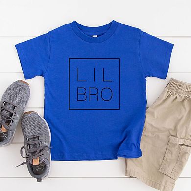 Lil Bro Square Toddler Short Sleeve Graphic Tee