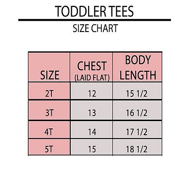 Star Spangled Girl Toddler Short Sleeve Graphic Tee