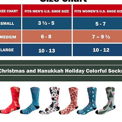 Holly And Trees Colorful Coolmax Crew Socks For Men & Women