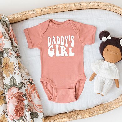 Daddy's Girl Wavy Baby Bodysuit