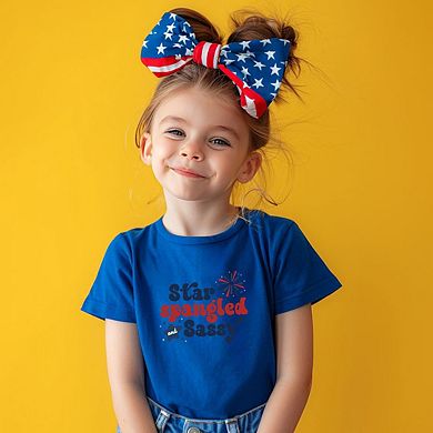 Star Spangled Firework Youth Short Sleeve Graphic Tee