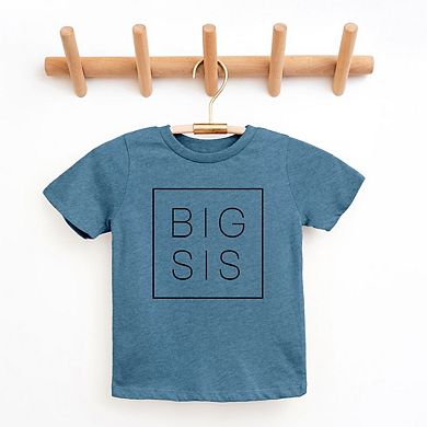 Big Sis Square Youth Short Sleeve Graphic Tee
