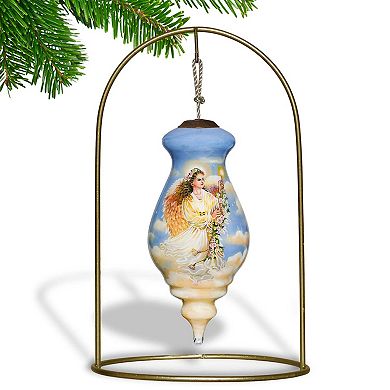 Angle Of Love And Light Hanging Ornament, Hand Painted Artwork, Ideal Gift For Any Occasion