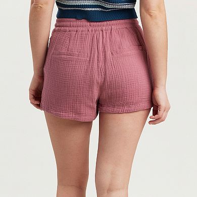 Juniors' Unionbay Flora Pull-On Beach Shorts