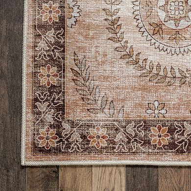 nuLOOM Kirsi Vintage Medallions Area Rug