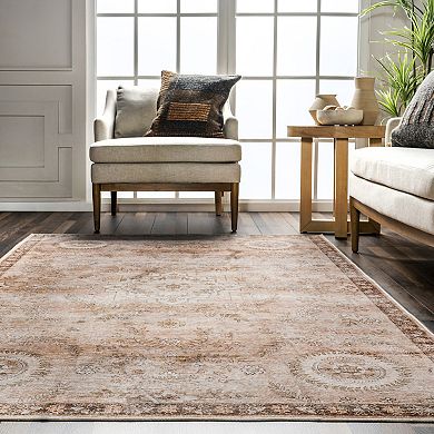 nuLOOM Kirsi Vintage Medallions Area Rug