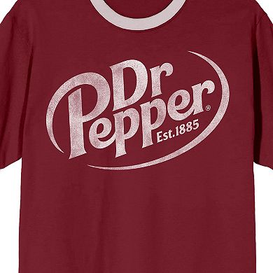 Men's Dr Pepper Logo Short Sleeve Graphic Tee