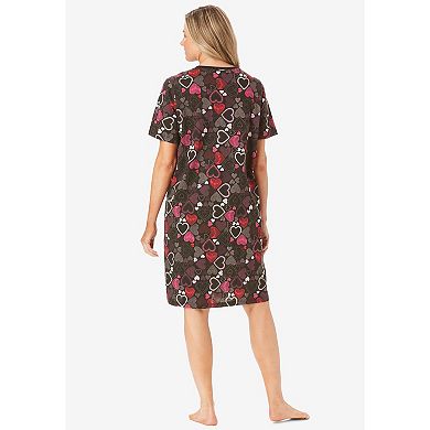 Dreams & Co. Women's Plus Size Print Sleepshirt