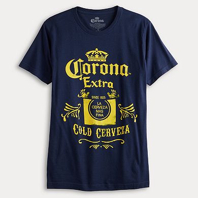 Men's Bioworld Corona Extra Cold Cerveza Graphic Tee