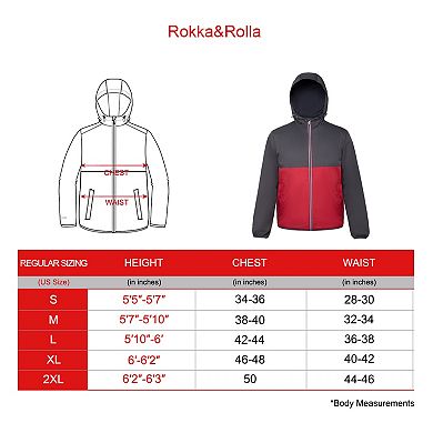 Men's Rokka&Rolla Packable Windbreaker