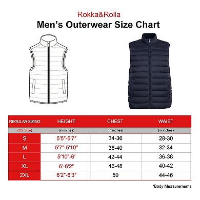 Men's Rokka&Rolla Lightweight Puffer Vest