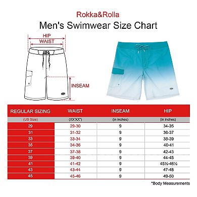 Men's Rokka&Rolla 9" Board Shorts