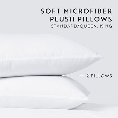 Home Collection Plush Bed Pillow 2-Pack Set