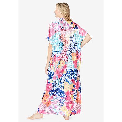 Dreams & Co. Women's Plus Size Kaftan Lounger