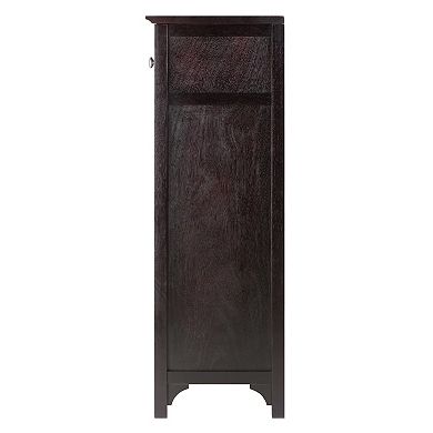 Espresso Wine Cabinet With Stylish Storage Solution for Your Home