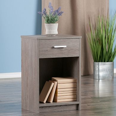 Modern Accent Table Nightstand Stylish Bedside End Table for Bedroom or Living Room Decor