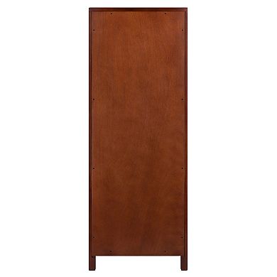 Modern Walnut Jelly 1-Drawer Cupboard for Living Room - Chic and Practical Design