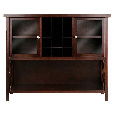 Cappuccino Buffet Cabinet for Elegant Dining Storage