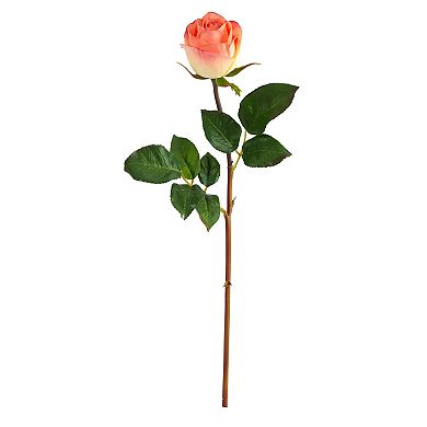 20” Rose Artificial Bud Flower (set Of 6)