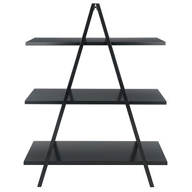 3-tier A-frame Shelf, Black