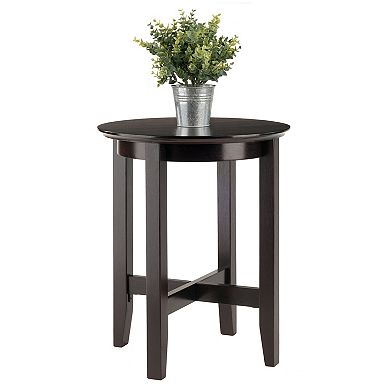 Versatile Round Accent End Table Perfect for Living Rooms or Bedrooms