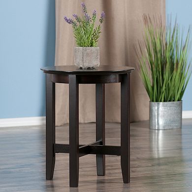 Versatile Round Accent End Table Perfect for Living Rooms or Bedrooms