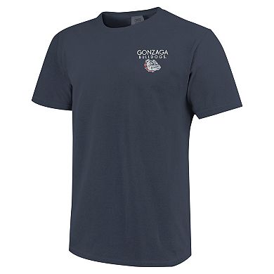 Unisex Navy Gonzaga Bulldogs Scenic Comfort Colors T-Shirt