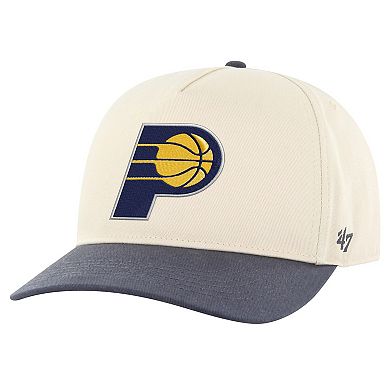 Men's '47 Cream/Navy Indiana Pacers Roscoe Hitch Adjustable Hat