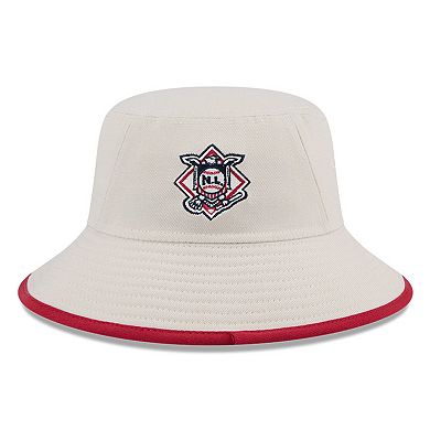 Men's New Era  Khaki Washington Nationals 2024 Fourth of July Bucket Hat