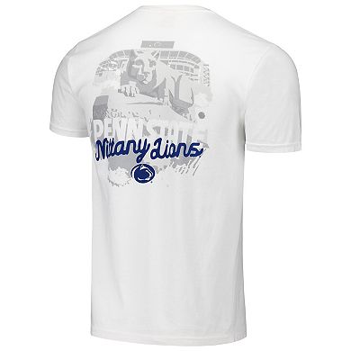 Unisex White Penn State Nittany Lions Hyper Local Gameday Statue T-Shirt