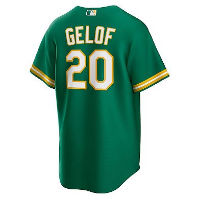 Men's Nike Zack Gelof Kelly Green Oakland Athletics Alternate Replica Jersey