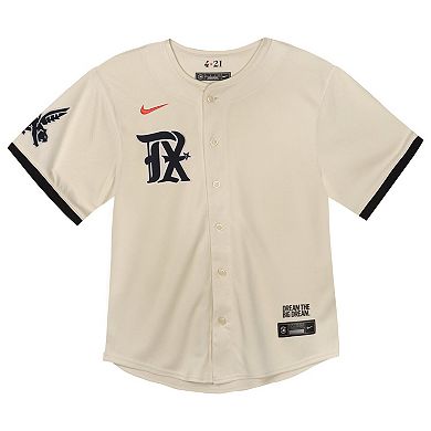 Toddler Nike  Natural Texas Rangers City Connect Limited Jersey