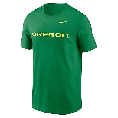 Men's Nike Green Oregon Ducks Primetime Evergreen Wordmark T-Shirt