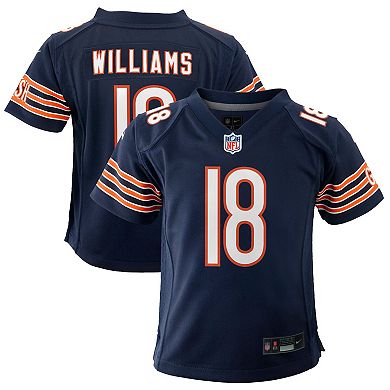 Youth Nike Caleb Williams Navy Chicago Bears 2024 NFL Draft First Round Pick Player Game Jersey