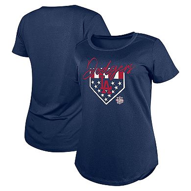 Women's New Era Navy Los Angeles Dodgers Americana T-Shirt