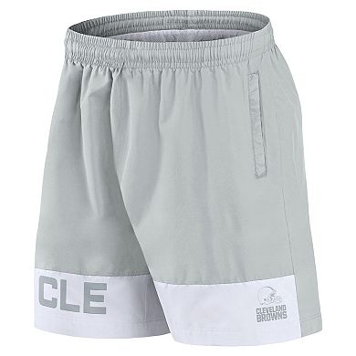 Men's Fanatics Gray Cleveland Browns Elements Shorts