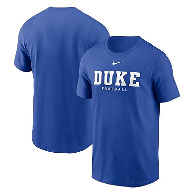 Men's Nike Royal Duke Blue Devils Football T-Shirt