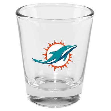 The Memory Company Miami Dolphins 4-Pack 2oz. Shot Glass Set