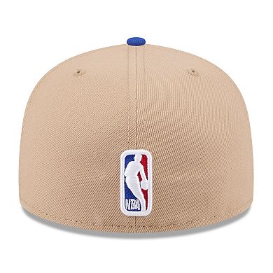 Men's New Era Tan/Blue New York Knicks 2024 NBA Draft 59FIFTY Fitted Hat