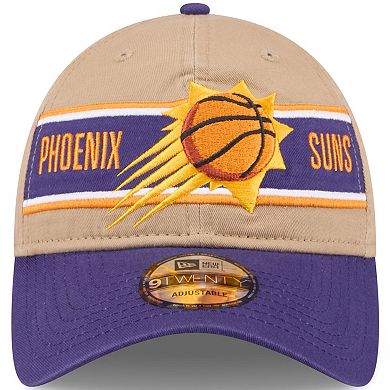 Men's New Era Tan/Purple Phoenix Suns 2024 NBA Draft 9TWENTY Adjustable Hat