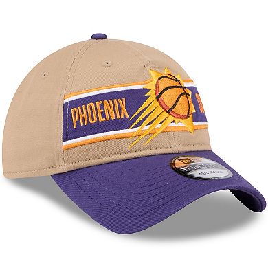 Men's New Era Tan/Purple Phoenix Suns 2024 NBA Draft 9TWENTY Adjustable Hat