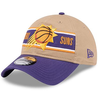 Men's New Era Tan/Purple Phoenix Suns 2024 NBA Draft 9TWENTY Adjustable Hat