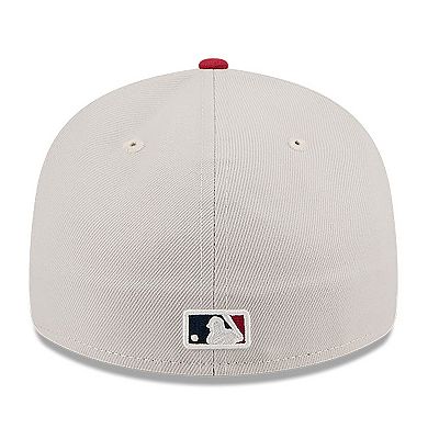 Men's New Era  Khaki/Red Chicago White Sox 2024 Fourth of July Low Profile 59FIFTY Fitted Hat