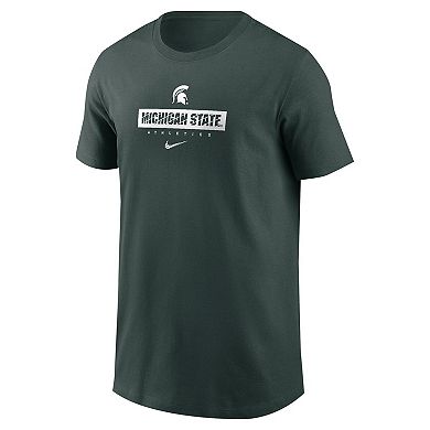 Youth Nike Green Michigan State Spartans Athletics T-Shirt