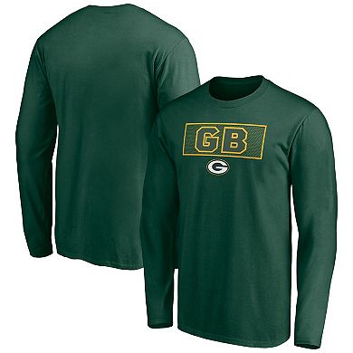 Men's Fanatics Green Green Bay Packers Squad Long Sleeve T-Shirt