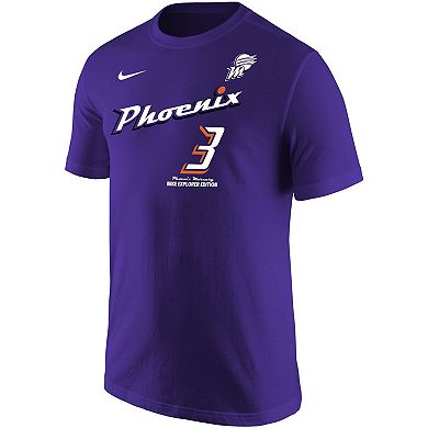 Men's Nike Diana Taurasi Purple Phoenix Mercury Explorer Edition Name & Number T-Shirt