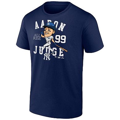 Men's Fanatics Aaron Judge Navy New York Yankees Hometown Caricature T-Shirt
