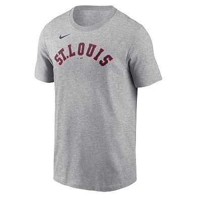 Men's Nike Lars Nootbaar Gray St. Louis Cardinals 2024 Rickwood Classic Fuse Name & Number T-Shirt