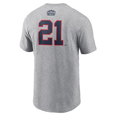 Men's Nike Lars Nootbaar Gray St. Louis Cardinals 2024 Rickwood Classic Fuse Name & Number T-Shirt